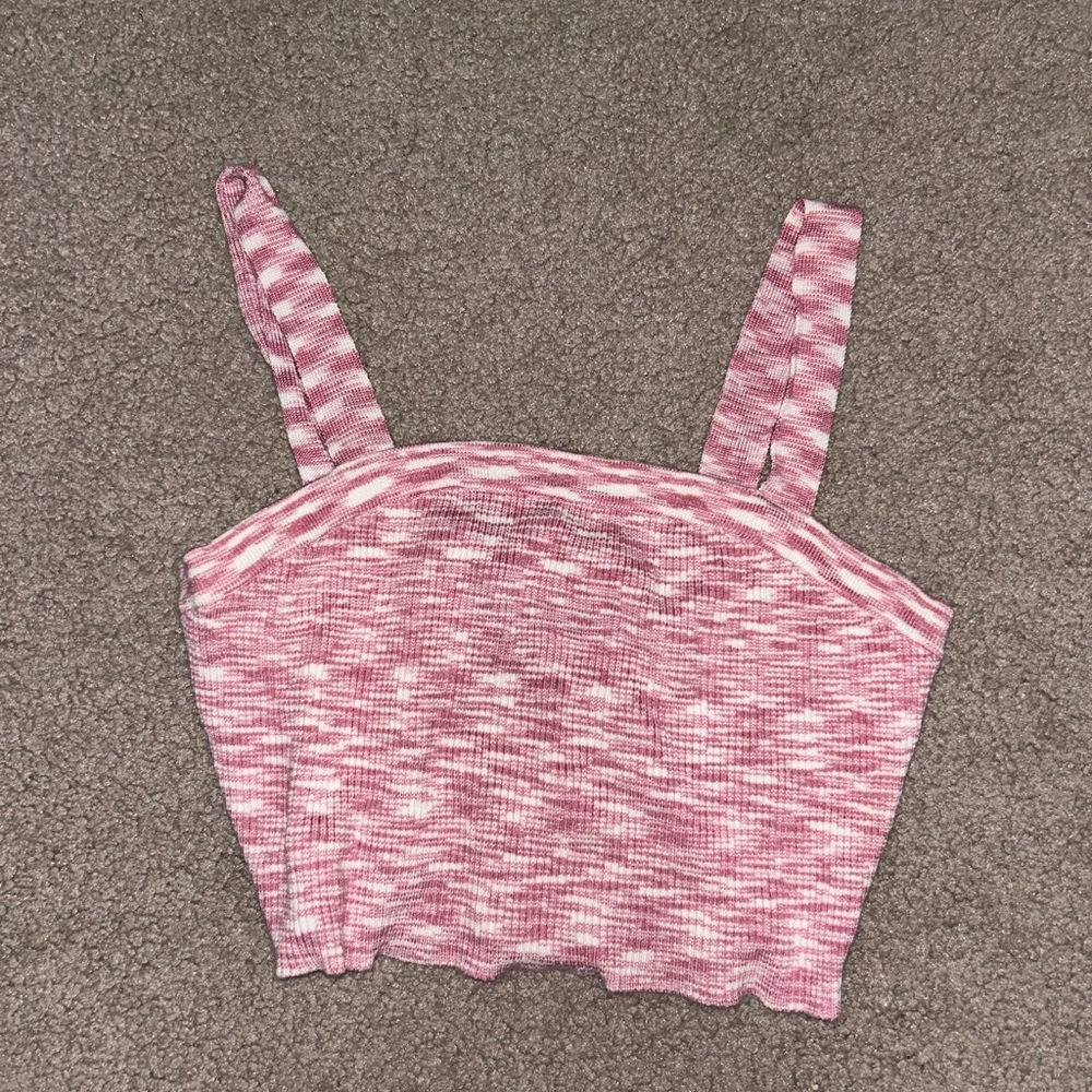 Pink Striped Women's Top